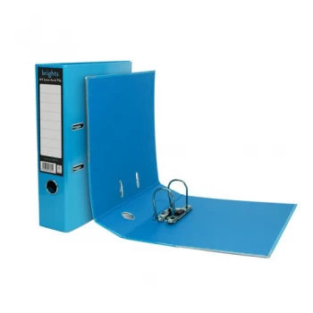 image of Pukka Brights Lever Arch File A4 Blue Box of 10