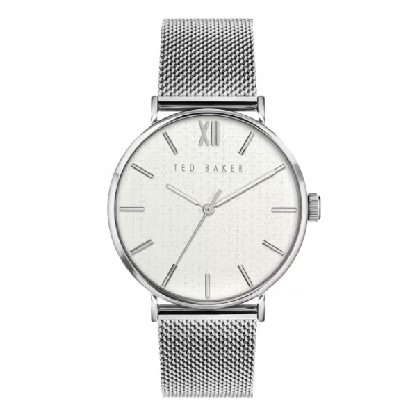 Gents Phylipa Gents Stainless Steel Silver-Tone Watch BKPPGS217