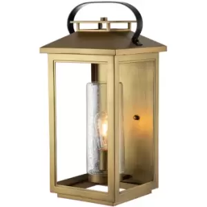 Image of Elstead Quintessentiale - Quintiesse Hinkley Atwater Outdoor Wall Lantern Painted Distressed Brass, IP44