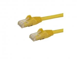 Image of Startech 0.5m Yellow Snagless Cat6 Patch Cable