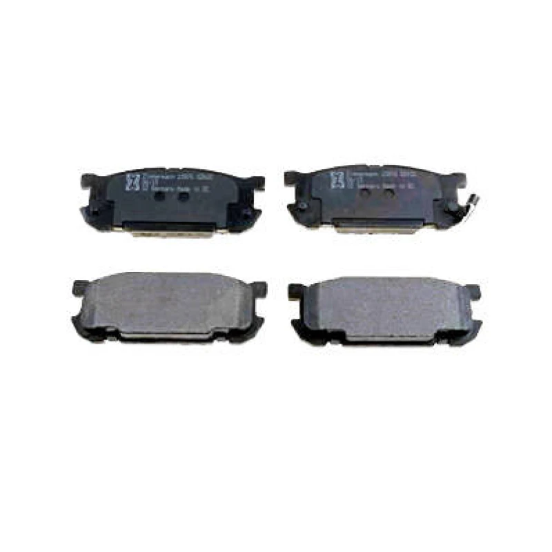 Image of ZIMMERMANN 23876.130.1 Brake pad set Rear Axle, with acoustic wear warning, Photo corresponds to scope of supply Brake Pad Set,disc brake (402)