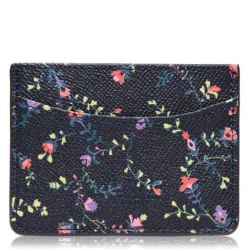 image of Jack Wills Lanpher Card Holder - Navy Floral