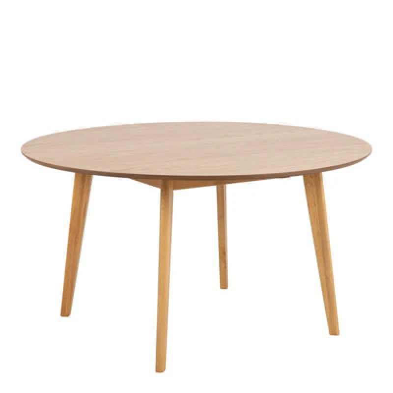 Image of Furniture To Go Roxby Round Dining Table In Oak 140X76Cm