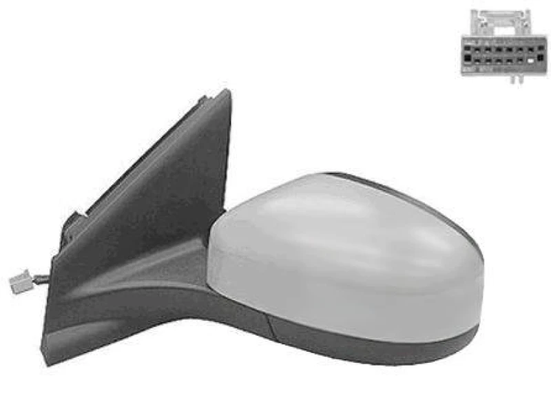 Image of VAN WEZEL 1881827 Wing mirror * HAGUS * Left, with memory, primed Outside Mirror (50)