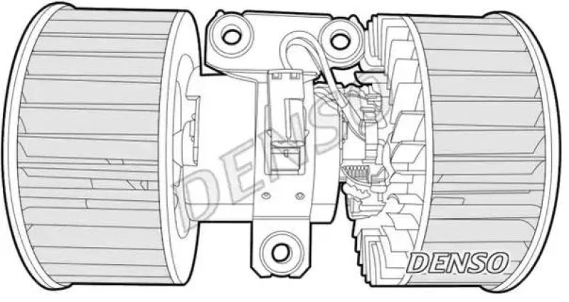 Image of DENSO DEA05002 Blower Motor for left-hand drive vehicles, without resistor Interior Blower (2669)