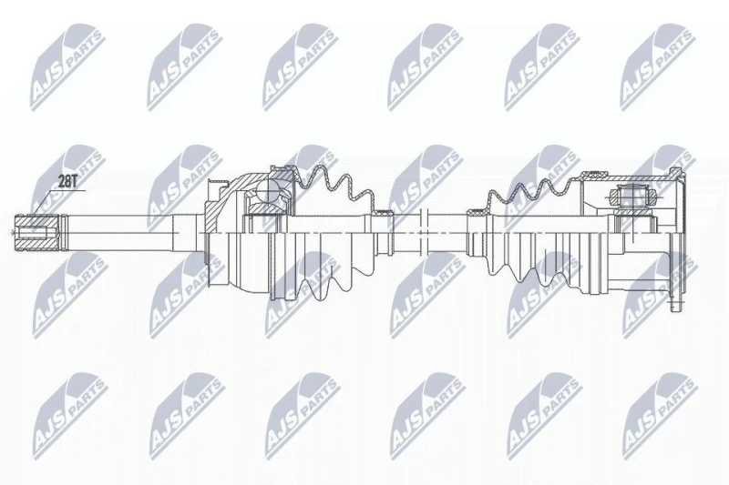 Image of NTY Drive shaft NTY NPW-NS-104