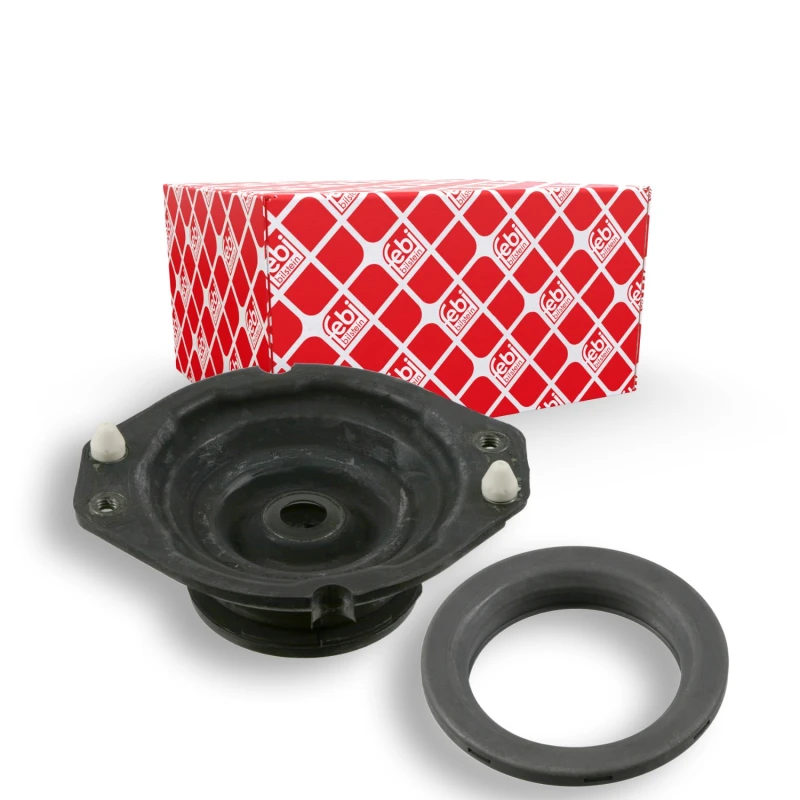 Image of FEBI BILSTEIN 22311 Top strut mount Front Axle, with ball bearing Elastomer Suspension Strut Support Bearing (1180)