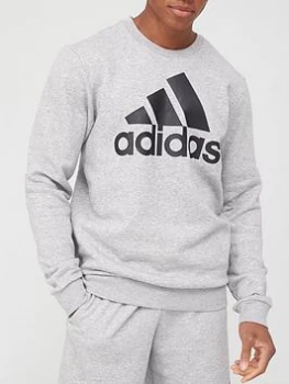 image of adidas Must Have Bos Short - Medium Grey Heather, Size XL, Men