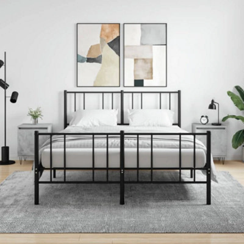 Image of Vidaxl Bedside Cabinets 2 Pcs Concrete Grey 40X30X50 Cm Engineered Wood
