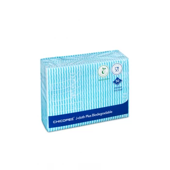 Image of Chicopee J-Cloth Plus Biodegradable 430x320mm Blue Ref 0707117 Pack 50