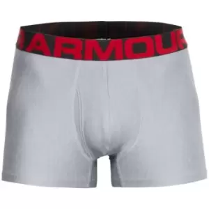 image of Under Armour Tech 3" 2 Pack Boxers Mens - Grey