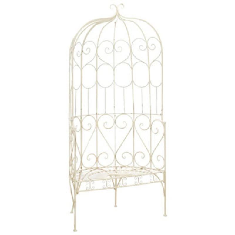 Image of Vidaxl Garden Bench 95cm Iron Antique White