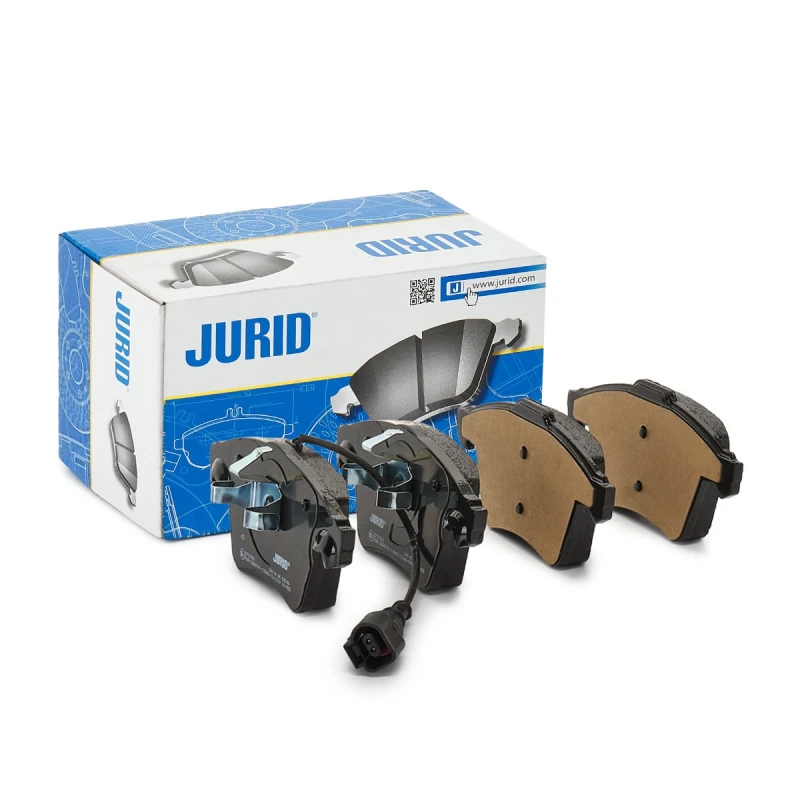 Image of JURID 573159J Brake pad set incl. wear warning contact, without accessories Brake Pad Set,disc brake (402)