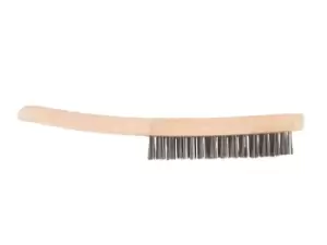 image of Abracs EXPERT 4 Row Traditional Wooden Handled Brush