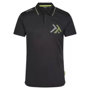 Image of Regatta 2 Pack Workwear Polo Shirts - Blk/IronComb