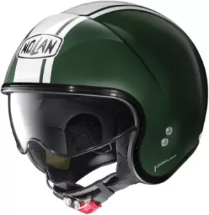 image of Nolan N21 Dolce Vita Jet Helmet, white-green, Size XL, white-green, Size XL