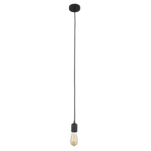 Image of Casco Matt Black Pendant Lampholder