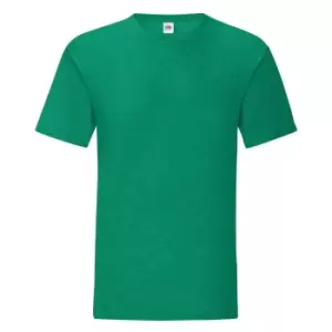 image of Fruit Of The Loom Mens Iconic T-Shirt (3XL) (Heather Green)