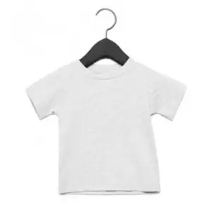 image of Bella + Canvas Baby Crew Neck T-Shirt (12-18 Months) (Asphalt)