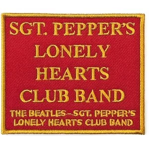 image of The Beatles - Sgt. Pepper's?.Red Standard Patch