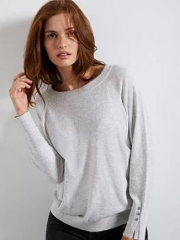 Image of Mint Velvet Mint Velvet Woven Cowl Back Knit