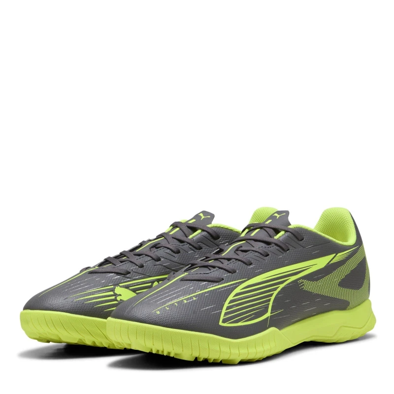 Image of Puma Ultra Play Astro Turf Football Boots Silver/Yellow male 7 (40.5)