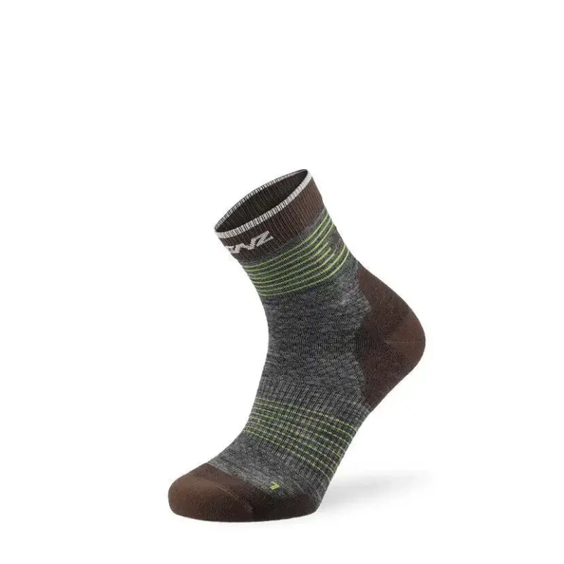 Image of Socks Lenz Merino 2 Low Gris Unisex 35/38