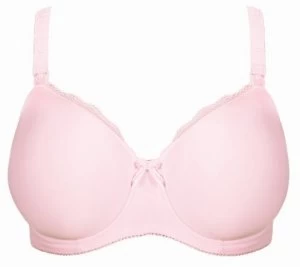 image of Freya Underwire moulded nursing maternity bra Light Pink