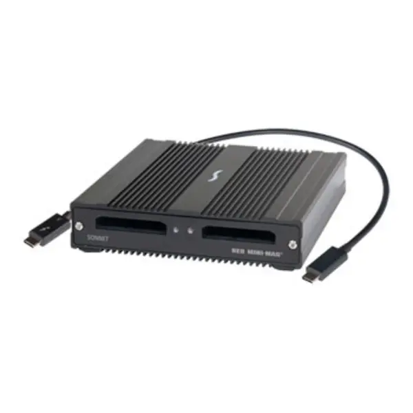 Image of Sonnet Sonnet SF3 Series RED MINI-MAG Pro card reader Thunderbolt 3 Black SF3-2RMM