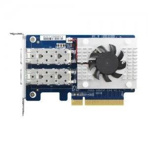 image of QNAP QXG-10G2SF-CX4 networking card Ethernet 1000 Mbps Internal