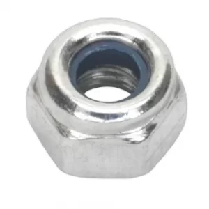 image of Nylon Lock Nut M4 Zinc DIN 982 Pack of 100