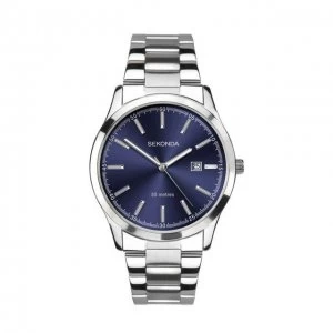 Image of Sekonda Blue Watch - 1656 - silver