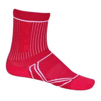 image of Regatta 2Season TrekTrail Socks - ChryPink/Whi