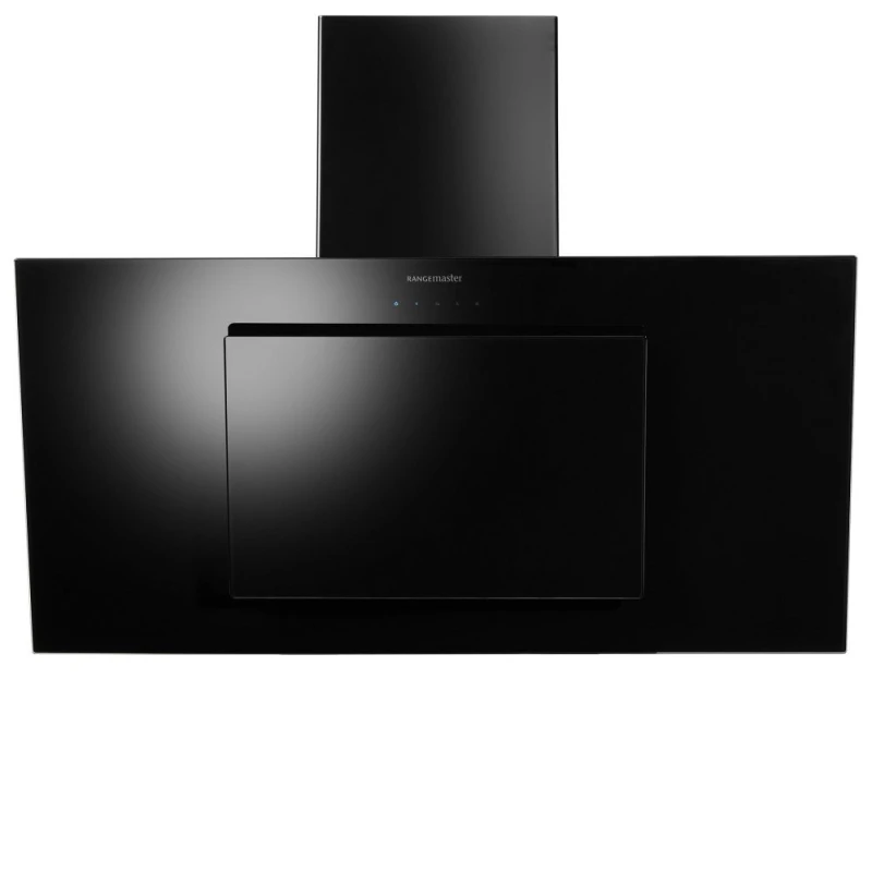 Image of Rangemaster OPLHD100BL Opal 100cm Chimney Hood - BLACK OPLHD100BL
