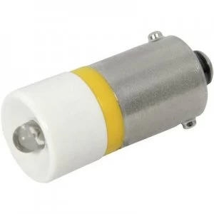 Image of LED bulb BA9s Yellow 12 Vdc 700 mcd CML