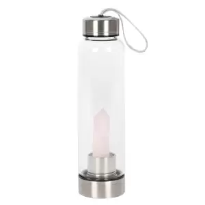 Image of Rose Quartz Purifying Glass Water Bottle
