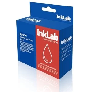 image of InkLab 805 Epson Compatible Light Cyan Replacement Ink