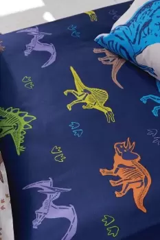 image of 'Prehistoric Dinosaurs' Fitted Sheet