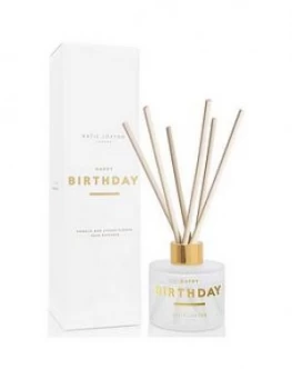 image of Katie Loxton Sentiment Reed Diffuser Happy Birthday Pomelo And Lychee Flower 100Ml