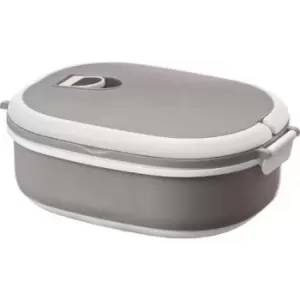 image of Bullet Spiga Lunch Box (18.7 x 14.7 x 8 cm) (Grey,White)