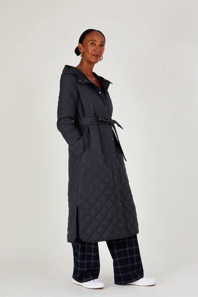 image of Piper padded shawl collar coat