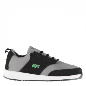 image of Lacoste Light Trainers - Black/Grey