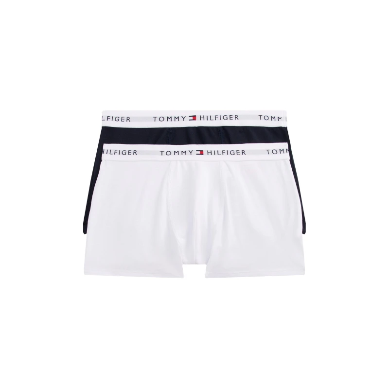 Image of Tommy Hilfiger 2 PK TRUNK Wht/Desert 0WU male 8-10Y