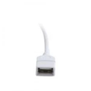 Image of C2G 2m USB A Male to A Female Extension Cable - White