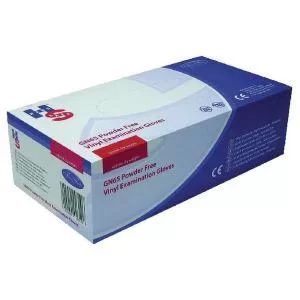 Image of Handsafe Powder-Free Vinyl Gloves Small Clear Pack of 1000 HEA00311