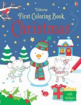 Image of First Colouring Book Christmas by Rachel Wells Paperback