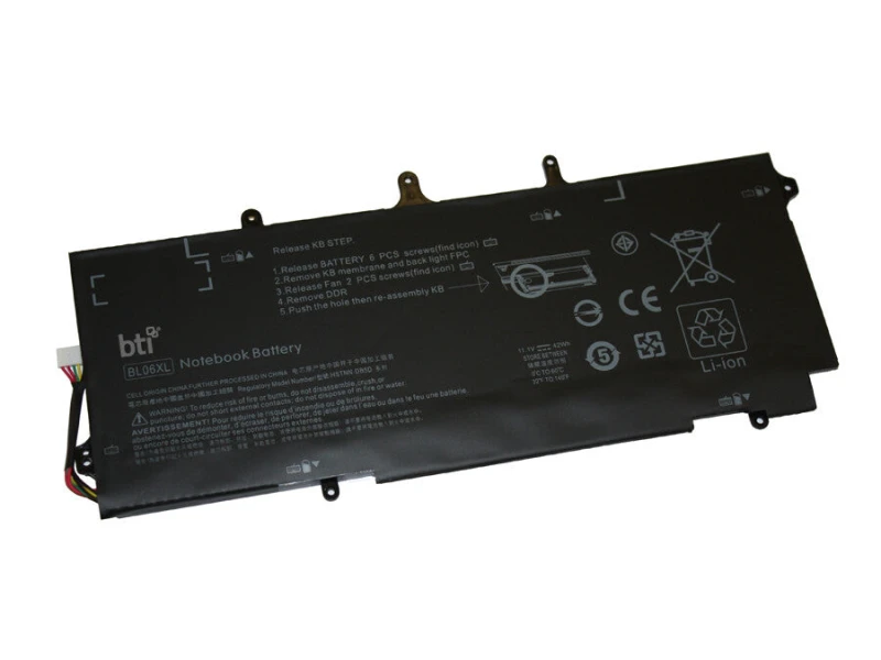 Image of BTI BTI 42Wh 3 cell 722297-005 compatible battery for HP - COMPAQ ELITEBOOK FOLIO 1040 G2 ELITEBOOK FOLIO 1040 G1 ELITEBOOK FOLIO 1040 G0 722297-005-B