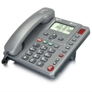 image of Amplicomms Powertel 96 Big Button Corded Phone with MEGA Amplification