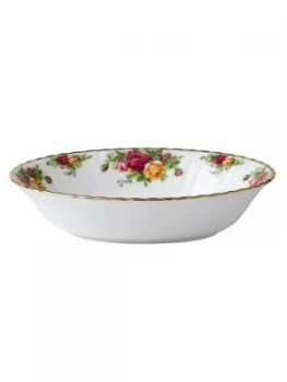 image of Royal Albert Old country roses 23cm open vegetable dish