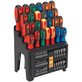 Image of Siegen 61 Piece Screwdriver Bit and Nut Driver Set